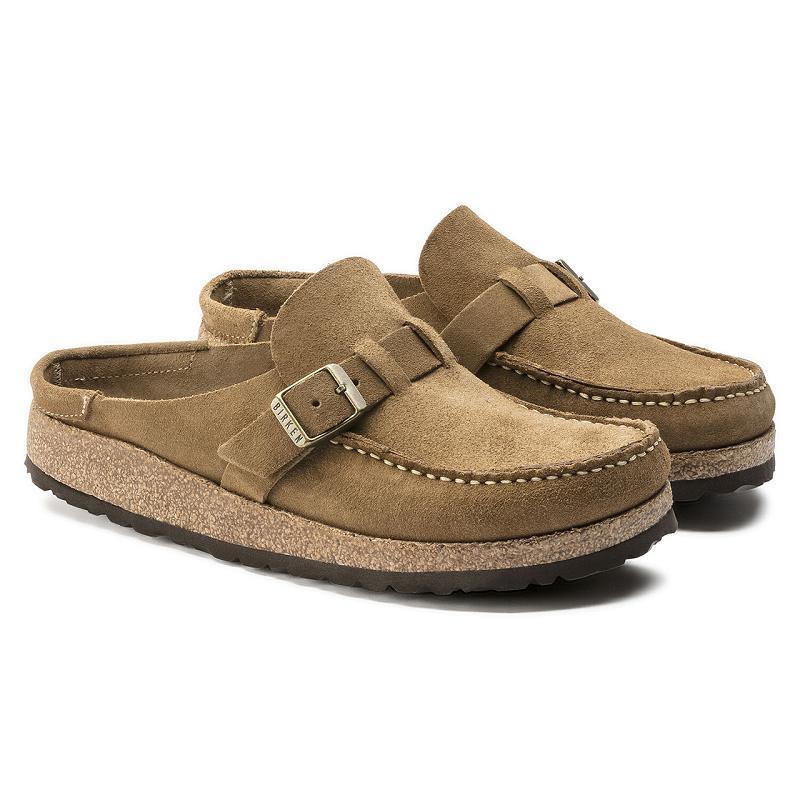 Clogsy Birkenstock Buckley Shearling Semisove Damske Hnede | SK 263PJJ